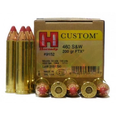 Hornady 460 S&W 200gr ftx